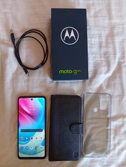 Motorola g60s + kožené púzdro - 5