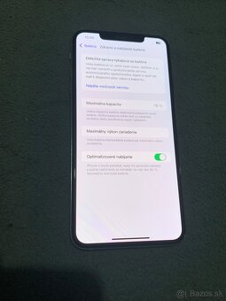 Predám iphone XS MAX 64GB Biely poškodené zadné sklo - 5