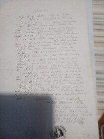 Staré 1868 ručne písané dokumenty - 5