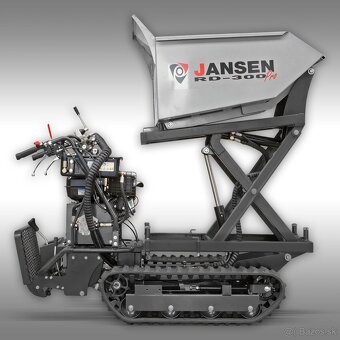 Minidumper JANSEN RD-300pro - výškové vyklápanie - 5