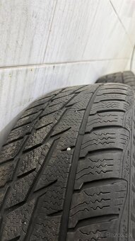 Plechové disky r16 205/55 5x100 zimné pneu - 5
