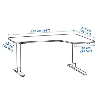 Kvalitný kancelársky stôl BEKANT - 5