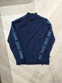 Guess panska namornicka modra logovana mikina XS/S - 5