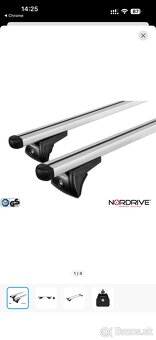 Strešný nosič Nordrive + nosič lyži - 5