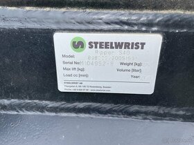Steelwrist S40 Ripper na bager 3t - 8t - nové - 5