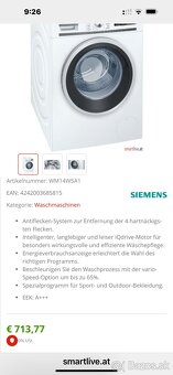 Predam automatickú pracku Siemens dvoj ročná vyborny stav. P - 5
