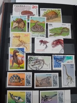 Známky v albume fauna - 5