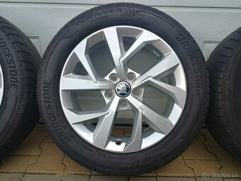 Orig. sada Audi, VW, Škoda, Seat 5x112 R17 + pneu 215/55 R17 - 5