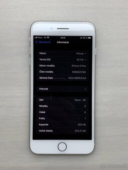 IPHONE 8 PLUS • 256 GB • BATÉRIA 85 % • BIELA - 5