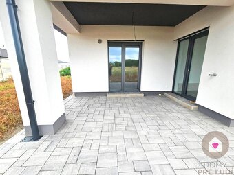 NÍZKOENERGETICKÝ BUNGALOV- 108m2 + krytá terasa 12m2, POZEMO - 5
