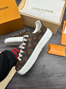 Louis Vuitton tenisky zenske hnede full box - 5