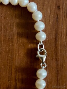 PERLOVÝ NÁHRDELNÍK dĺžka 45 cm, Ag - 5