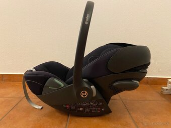Autosedačka - vajíčko Cybex cloud G i-size gold Maxic black - 5