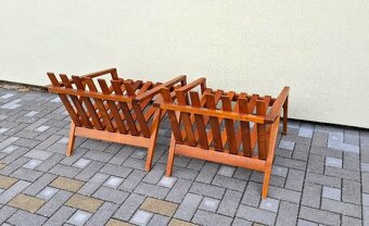Retro designová kresla 2ks - 5