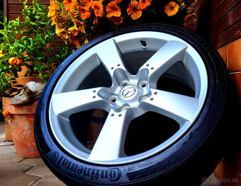alu R18 5x114,3 orig. Mazda, letné pneu 225/40 - 5