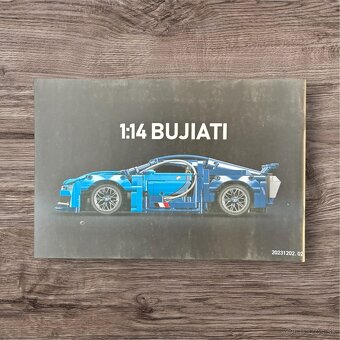 BUJIATI 1:14 – model športového auta zo stavebnice - 5