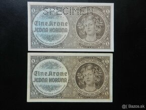 Bankovky protektorát 4 - 5