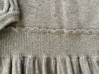 dievčenské úpletové šaty zn. Chicco - 5