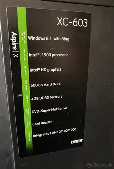 ACER Aspire XC-603 a ACER P203W - 5