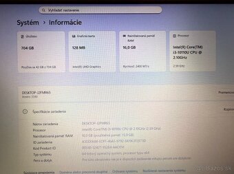 Notebook Dell Vostro 3590 i3-10110U / 16GB / SSD+HDD - 5