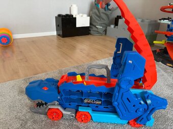 veľká hot wheels t-rex dráha - 5