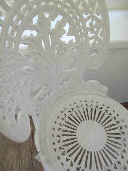 stol zahradny  liatinovy okruhly - 5