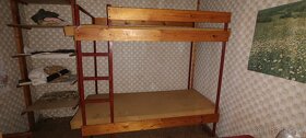 Dvojposchodovú kovovú posteľ- dvojpodlažná posteľ - 5