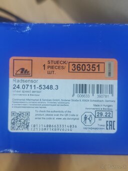 Snímač počtu otáčok kolesa 24.0711-5348.3 360351 - 5