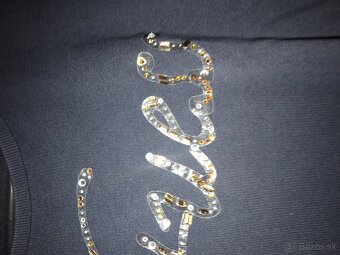 GUESS originál kráľovská Modra damske tricko S/M - 5