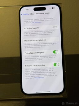 Predám Apple iPhone 14 PRO 128GB Gold Známky opotrebovania - 5