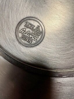 Stará Nemecka cinova ryta misa značená - 5