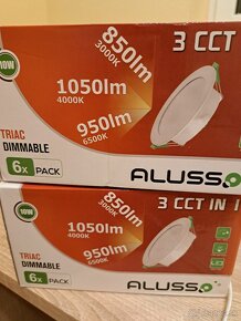 6ks ALUSSO LED lampy 10W IP44 - 5