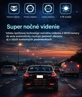 Duálna Autokamera + 64GB SD karta - 5