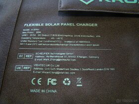 Kroak 20W flexibilný solárny panel - nabíjačka - 5