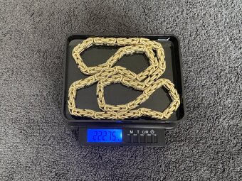 Zlata retiazka kralovsky vzor 14k 585/1000 222g - 5