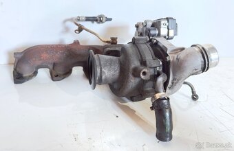 BMW N47, TURBO 851745203C, turbína + zvody - 5