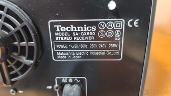 Predám receiver technics SA GX690 - 5