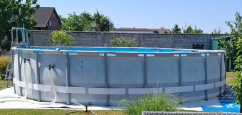 Veľký okrúhly rámový bazén - 5