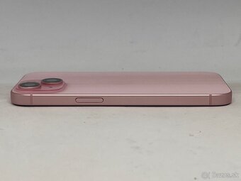 IPHONE 15 PINK 128GB ZÁRUKA - STAV AKO NOVÝ - 5