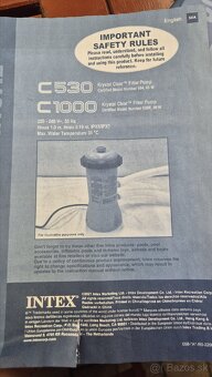 Bazénová filtrácia Intex C1000 – NOVÁ, 30 € - 5