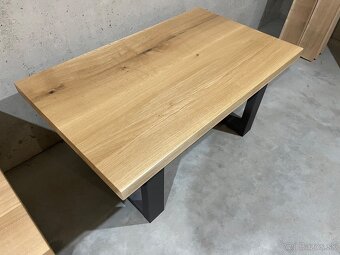 Masívny konferenčný dubový stôl - 5