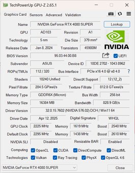 [Predám] ASUS TUF GeForce RTX 4080 SUPER O16G GAMING - 5