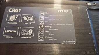 Msi CR61 - 5