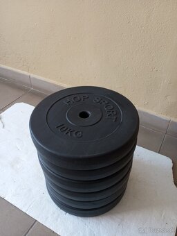 Plastové/cementové kotúče  HOP-SPORT   6 x 10 kg - 5