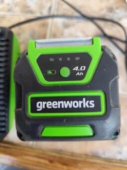Aku batéria Greenworks 40V 4.0Ah + nabíjačka - 5