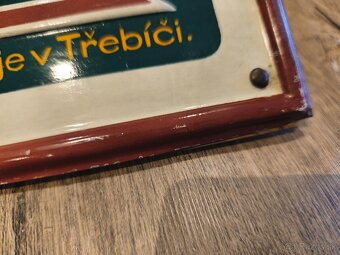 Stará reklamná cedula ,tabuľa. - 5