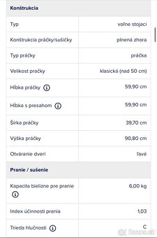 Práčka Electrolux EW6TN5261F - 5
