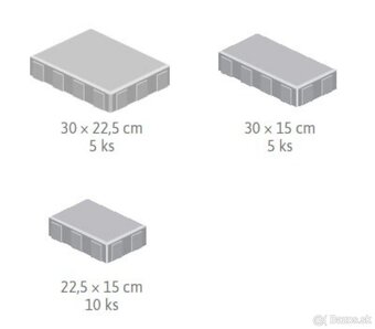 Zámková dlažba ABW Ekoline 6 Multiformát - 5