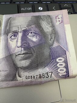 1000 Slovenských korún 1993, séria G 2 ks - 5