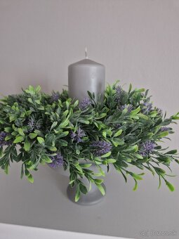 VENIEC LEVANDULOVÝ -nový - priemer 33cm - 5